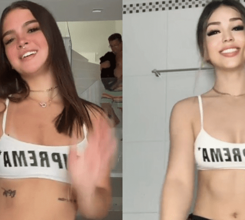 Mel Maia aponta look igual de Melody em trend e cantora responde: ‘Abaixa a bola’